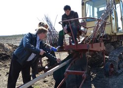 Закладання нового саду в Уманському НУС